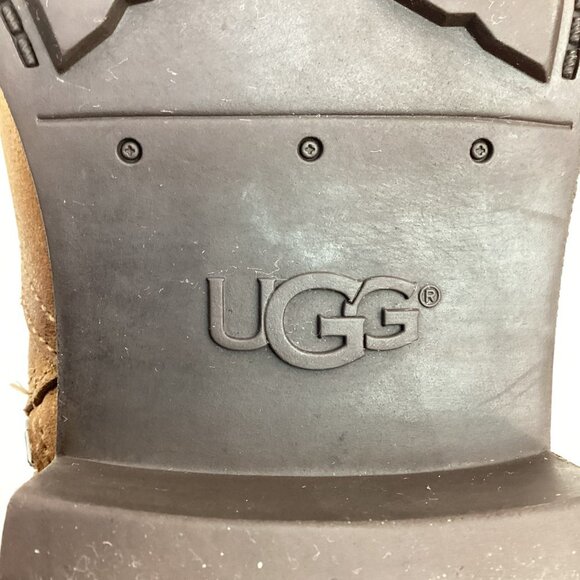 UGG Australia Blayre ll Womens Suede Shearling Cuff Leather Ankle Boots 8.5 - Picture 10 of 11